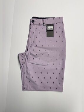 KJUS  Iver Printed 10" Golf Shorts Men’s Size W34 Regular Fit All Over Print NWT